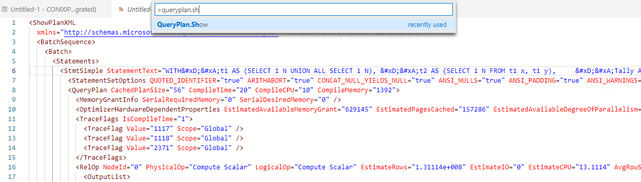 azure data studio execution plan azure data studio execution plan